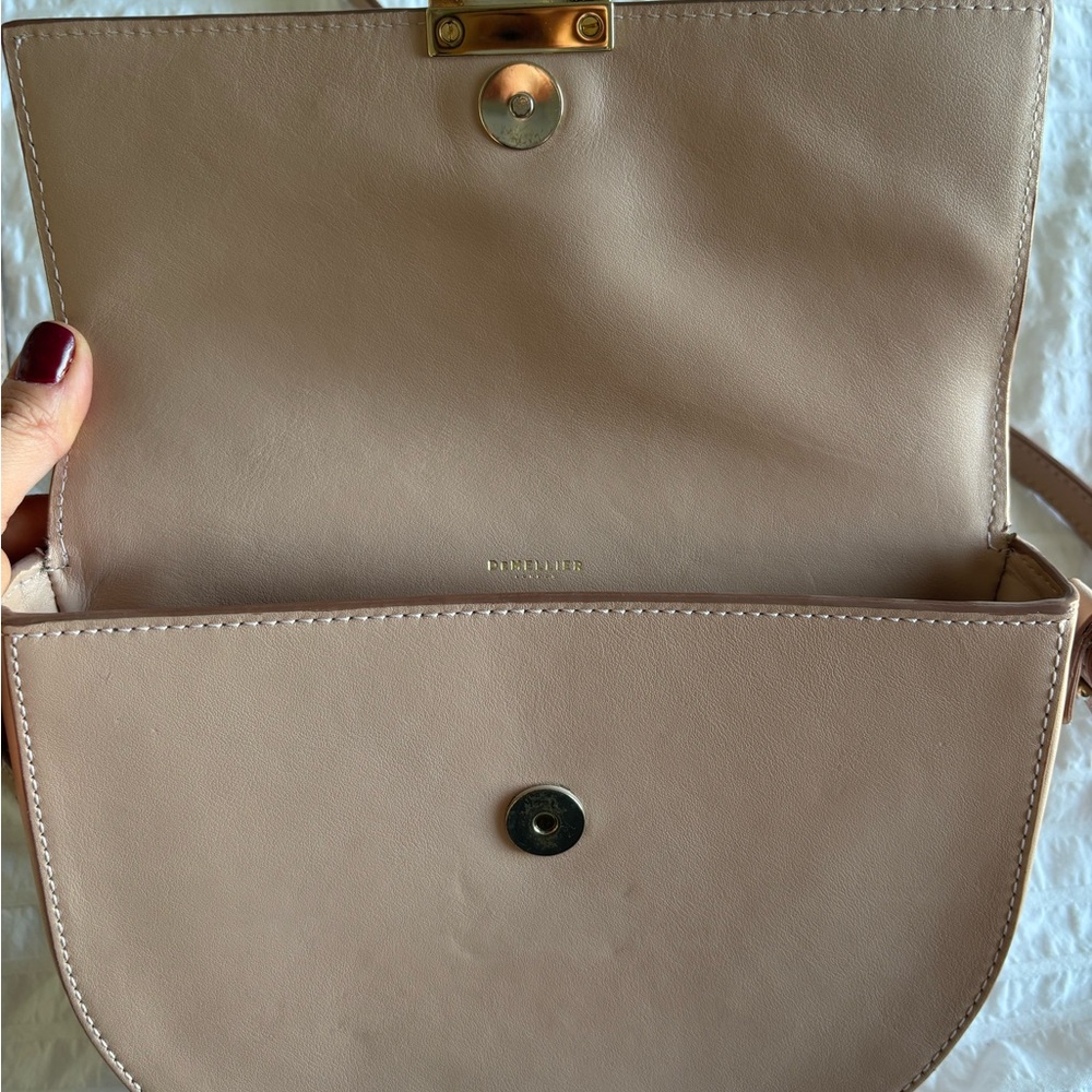 DeMellier Blush Leather Crossbody Bag - Picture 6 of 6